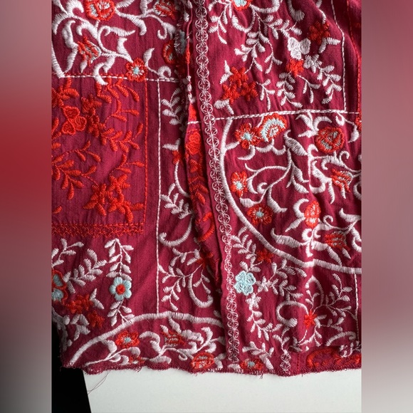 Anthropologie Embroidered Skirt - Picture 5 of 6